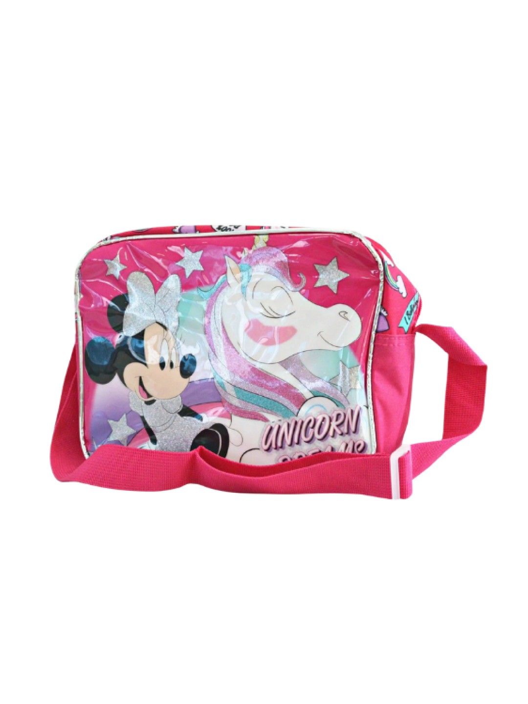 Disney Minnie Mouse School Shoulder Bag (Pink- Image 1)