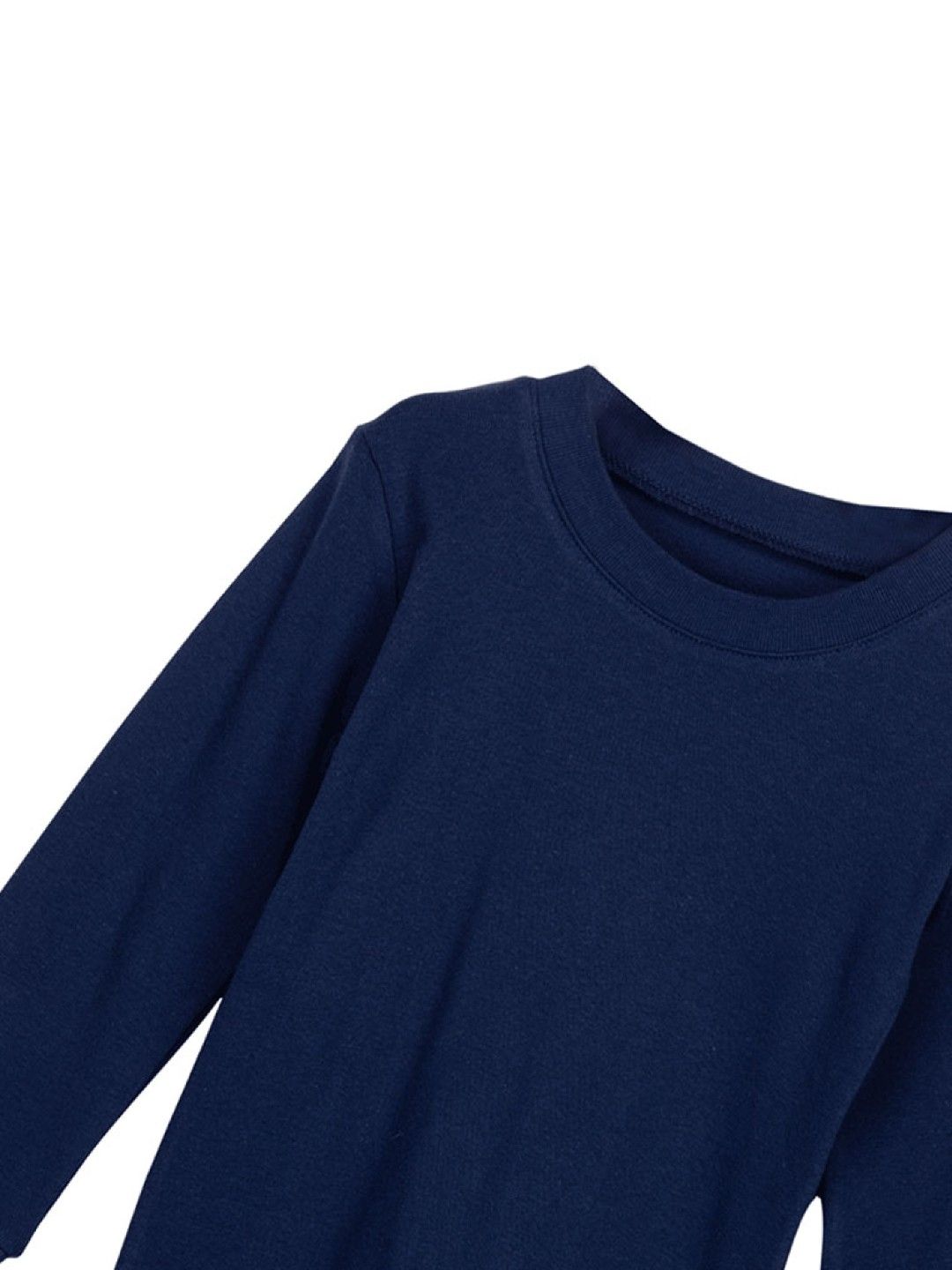 Meet My Feet Two-Piece Longsleeves Pajama Set for Boys (Navy- Image 4)