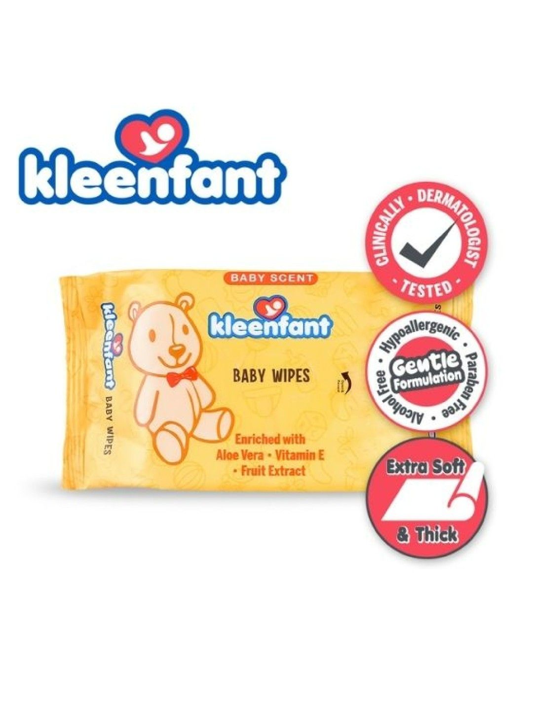 Kleenfant Baby Scent Scented Baby Wipes (35s) (No Color- Image 2)