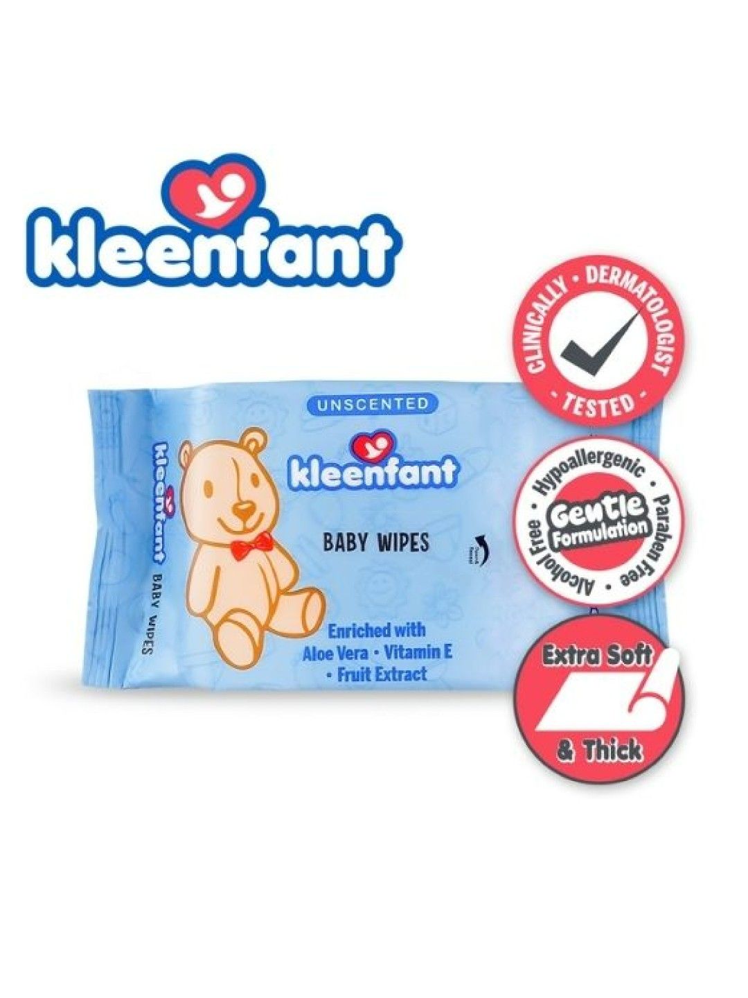 Kleenfant Unscented Baby Wipes (35s) (No Color- Image 2)