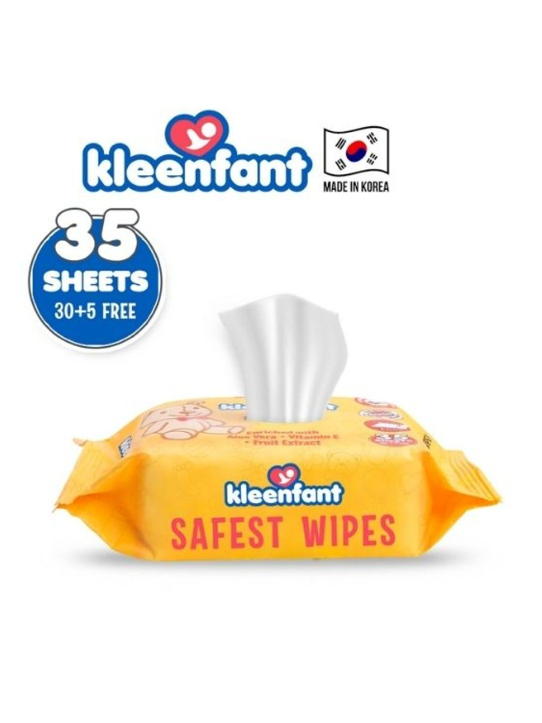 Kleenfant Baby Scent Scented Baby Wipes (35s) (No Color- Image 3)