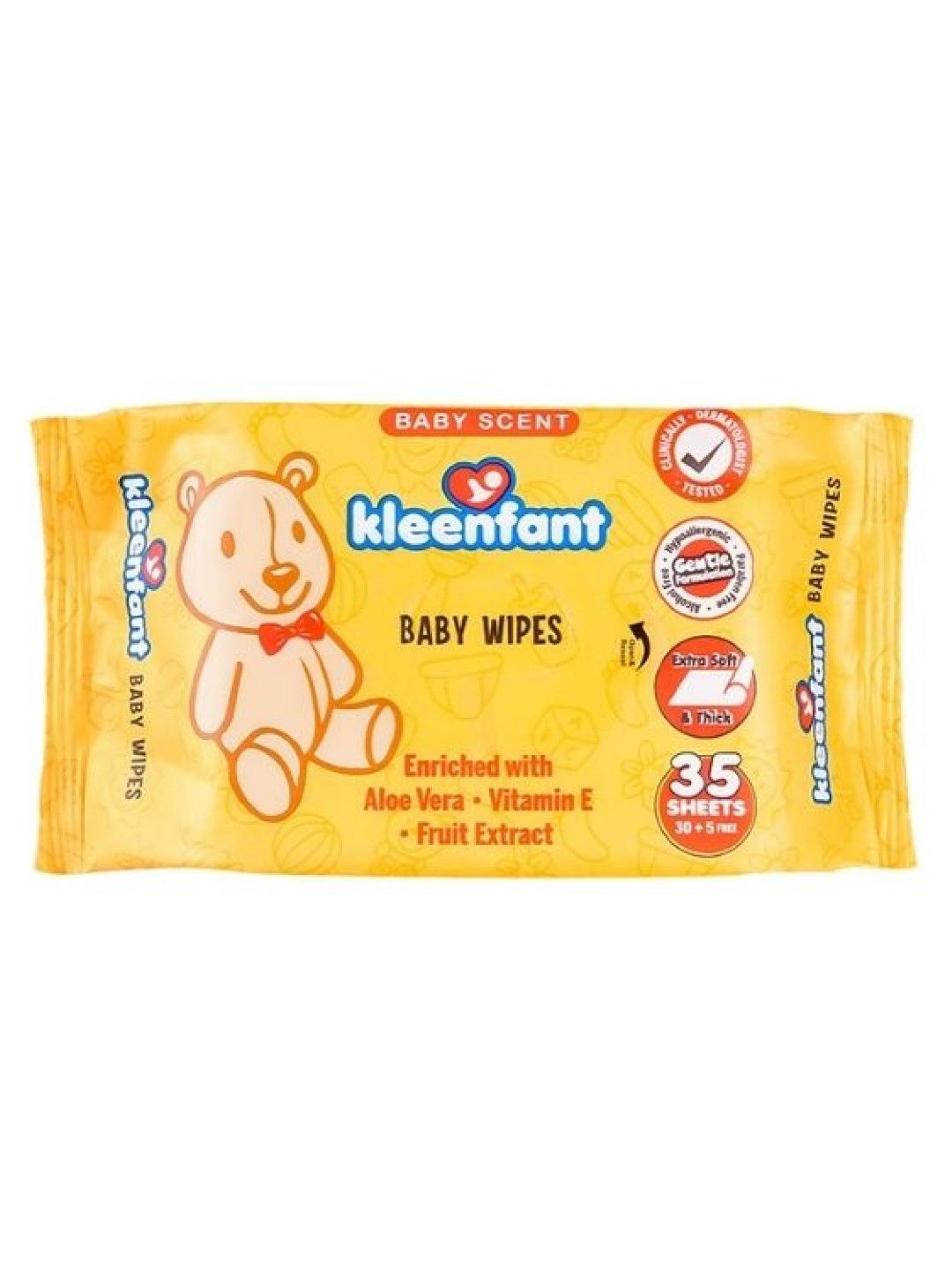 Kleenfant Baby Scent Scented Baby Wipes (35s) (No Color- Image 1)