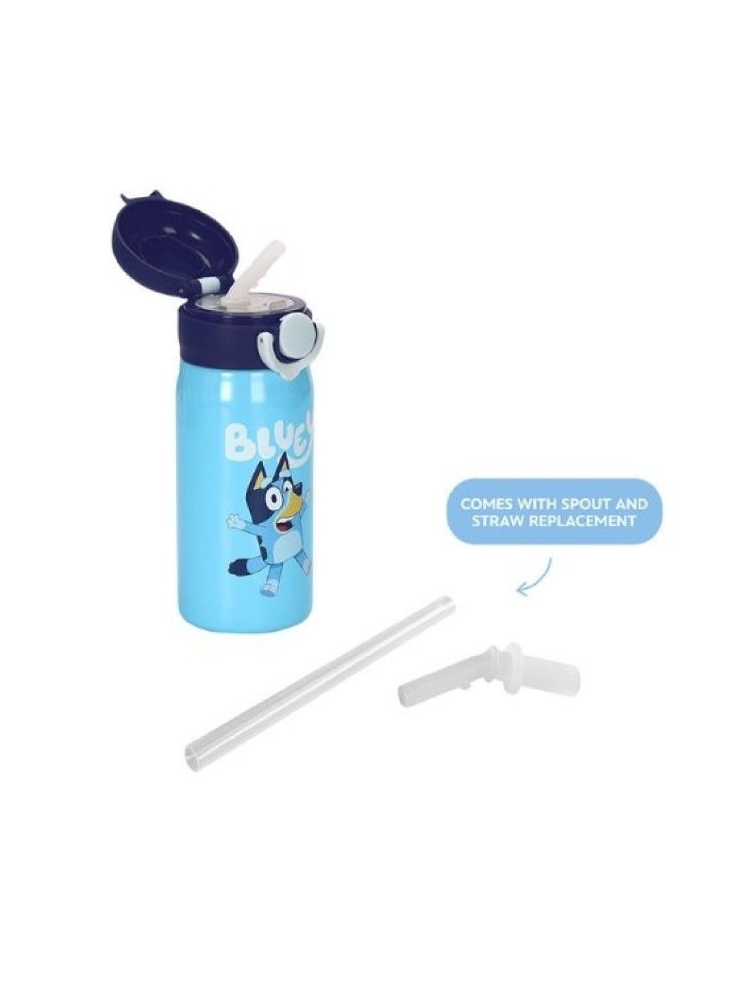 Bluey Totsafe Bluey Stainless Steel Insulated Sippy Bottle 350mL - Bluey & Bingo (No Color- Image 3)