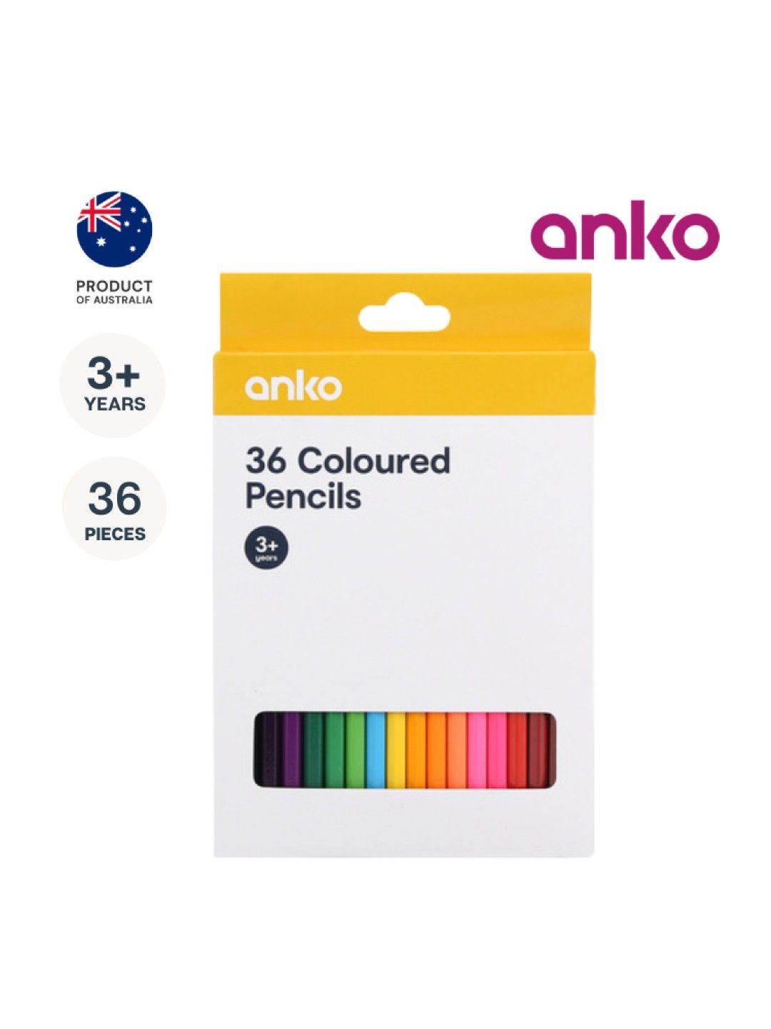 Anko 36 Pack Colour Pencils