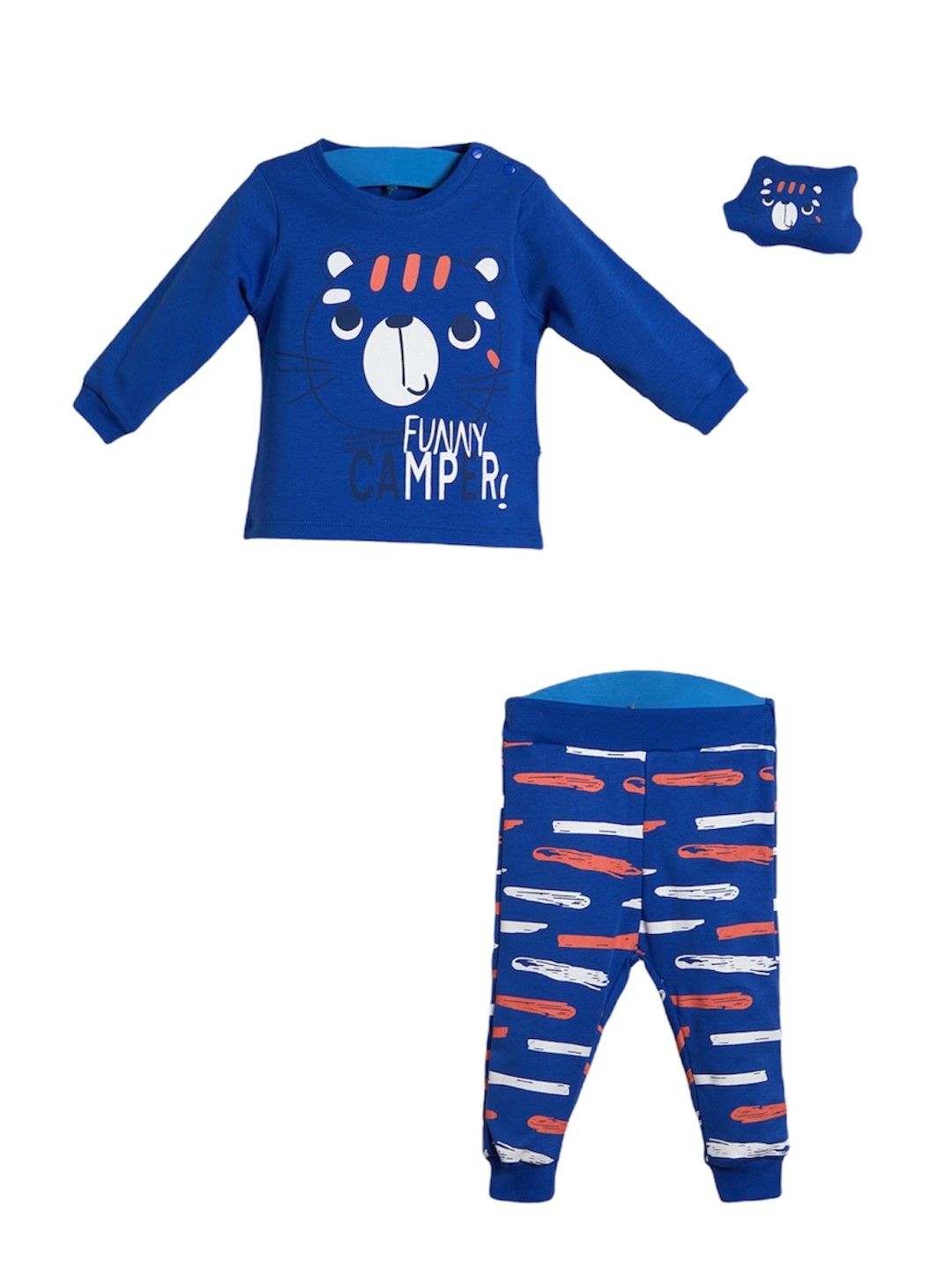 bean fashion Wogi Baby 3-Piece Pajama Funny Camper
