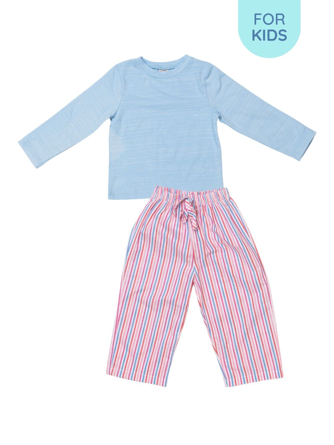 bean fashion Striped Sleep Pajama Set for Boys (No Color- Image 1)