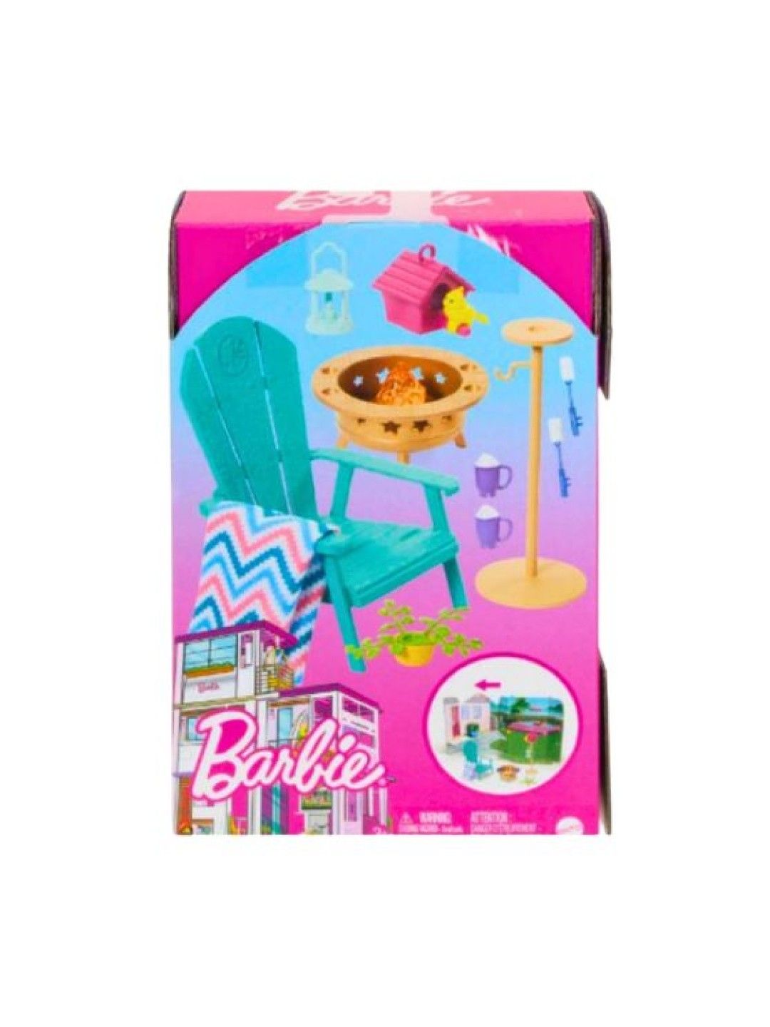 Barbie Furniture and Accessory Pack Mini Playset - Backyard (No Color- Image 4)