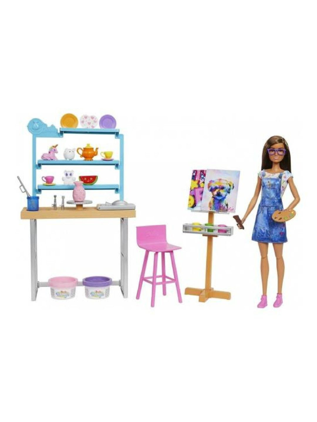 Barbie Set Art Studio (No Color- Image 1)