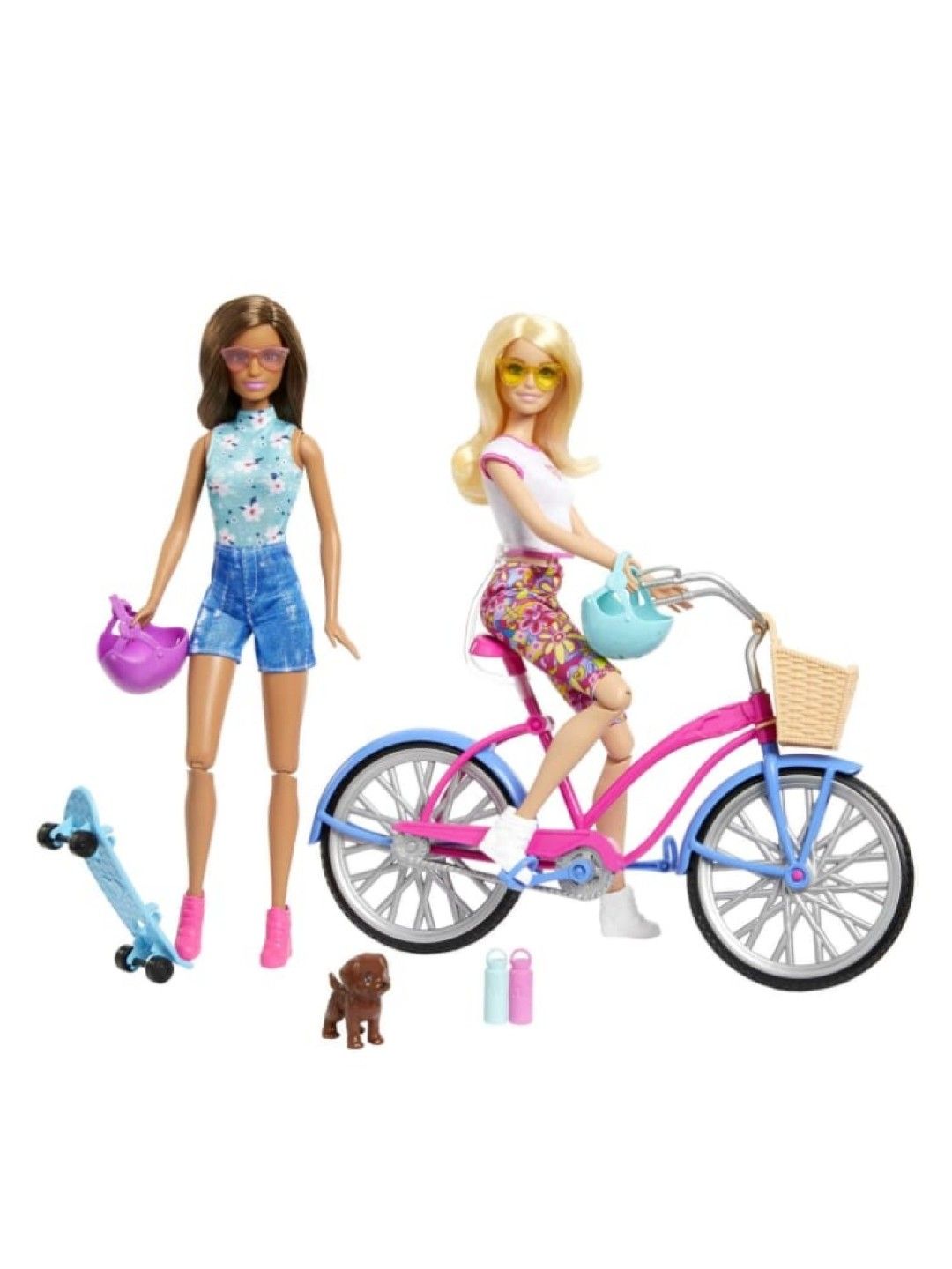 Barbie Outdoor Playset Dolls with Two Dolls and Puppy (No Color- Image 3)