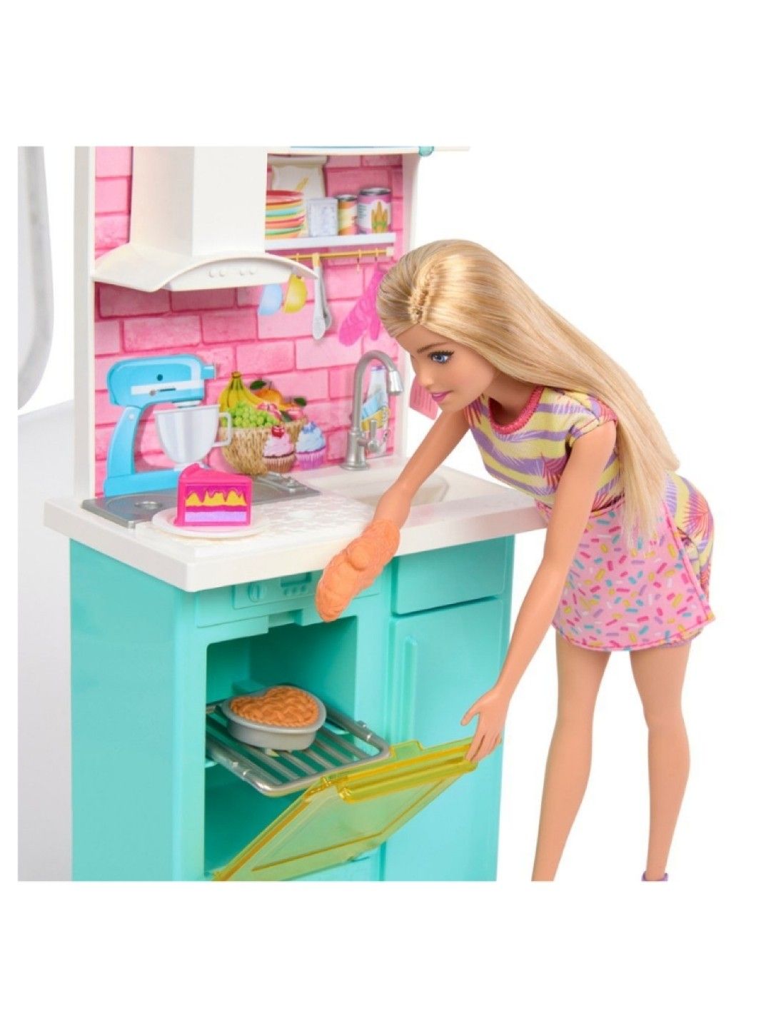 Barbie Celebration Fun Baking and Kitchen with Dolls Playset (No Color- Image 3)