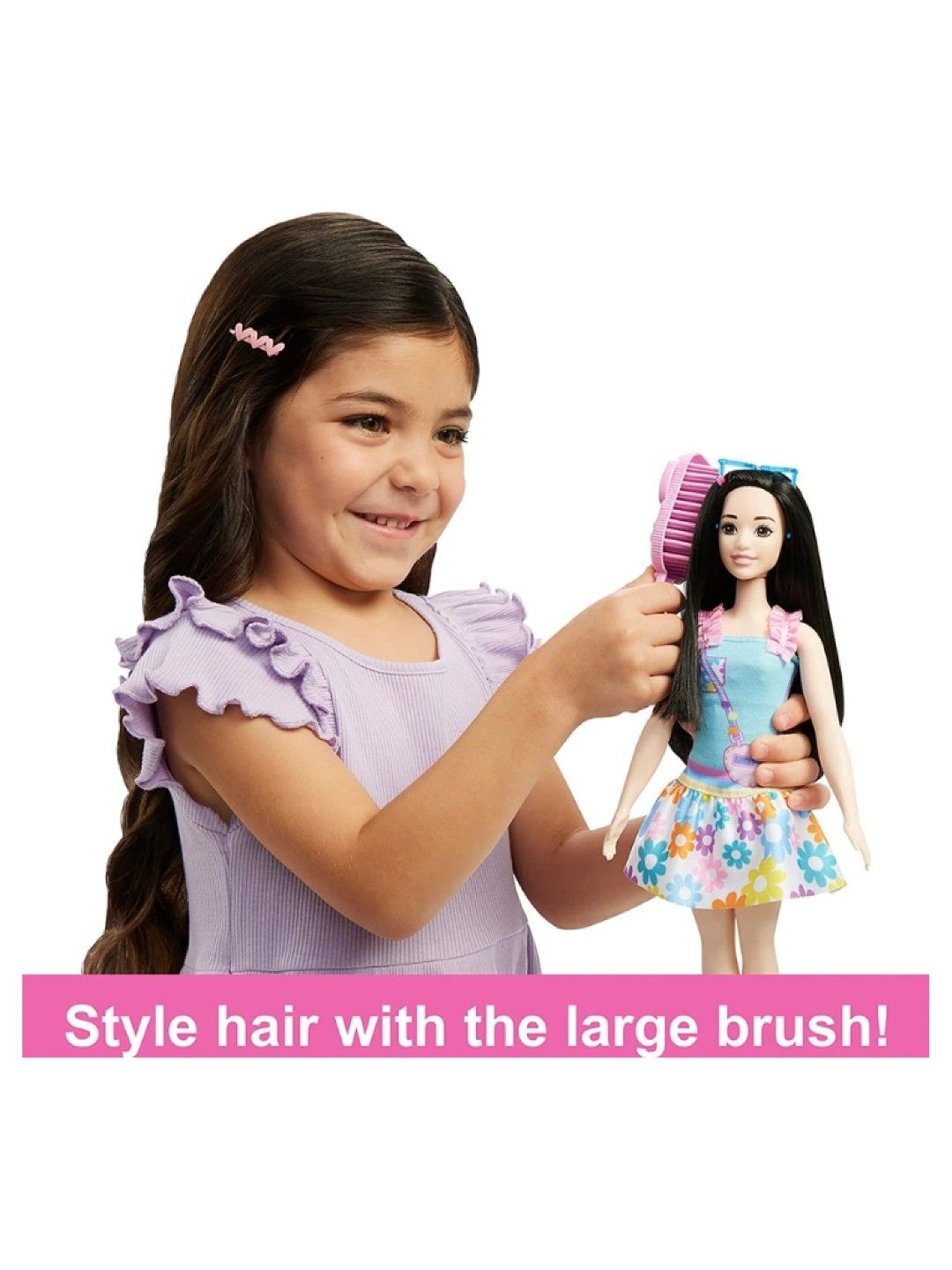 Barbie My First Barbie Renee Doll - Black Hair (No Color- Image 2)