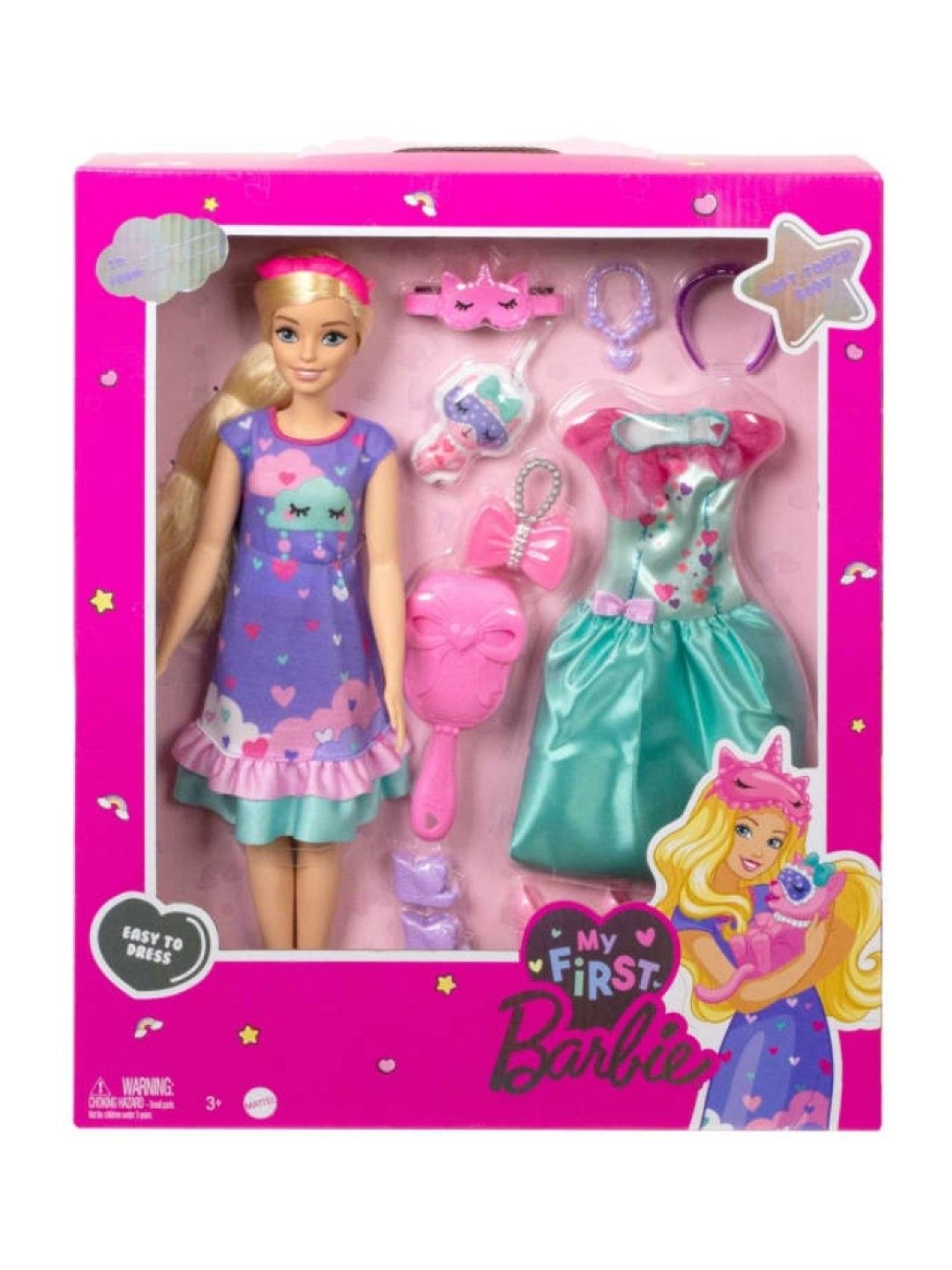 Barbie My First Barbie Deluxe Blonde Hair Doll (No Color- Image 4)