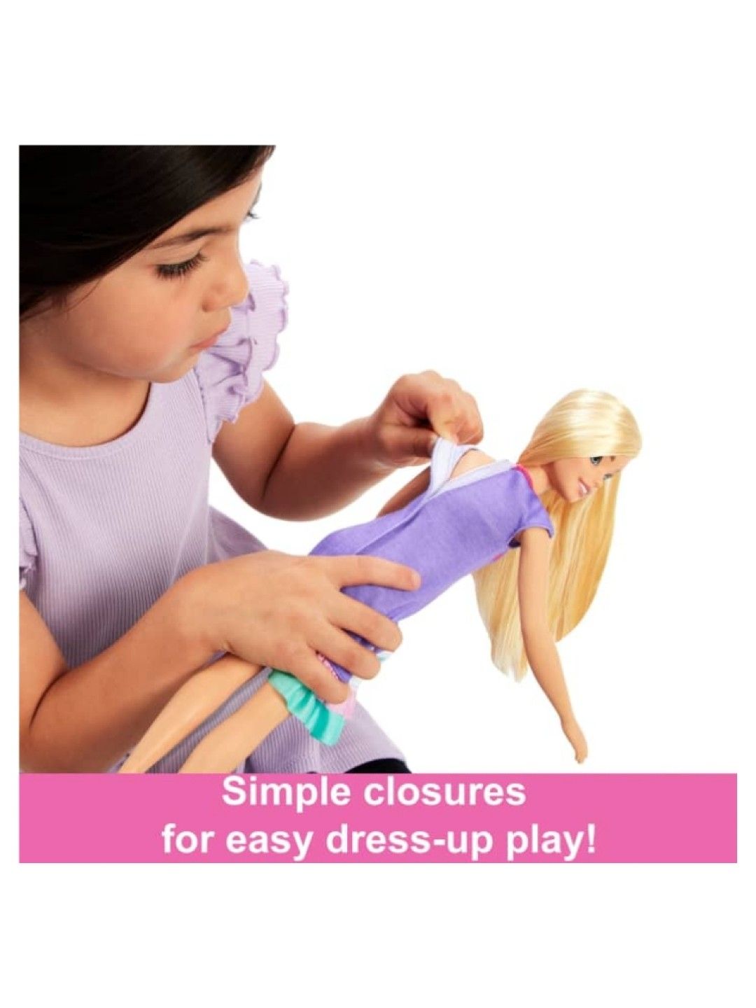 Barbie My First Barbie Deluxe Blonde Hair Doll (No Color- Image 3)