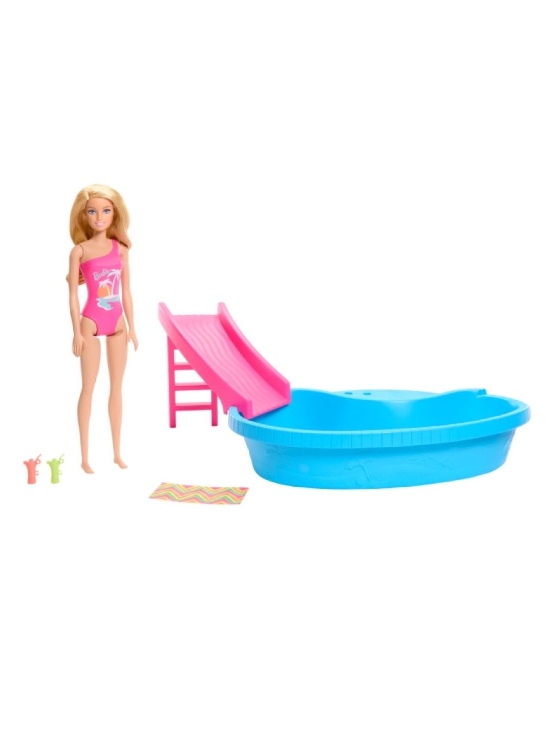 Barbie Doll and Pool Playset with Accessories (No Color- Image 1)