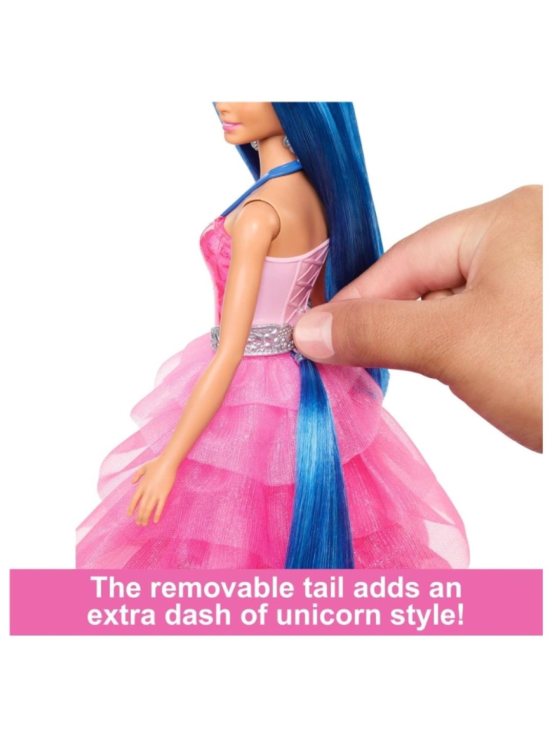 Barbie 65th Anniversary Commemorative Doll with Blue Hair (No Color- Image 3)