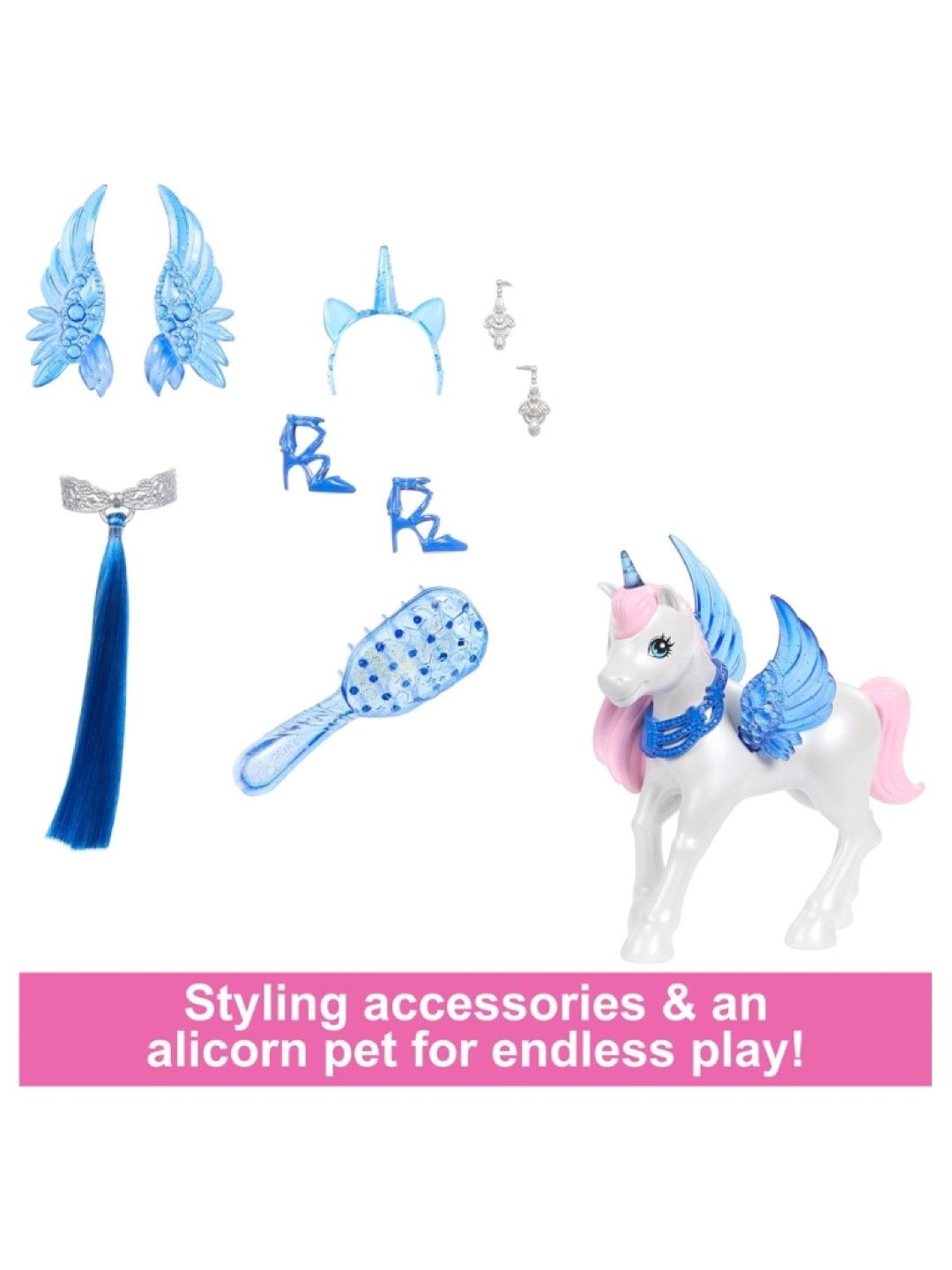 Barbie 65th Anniversary Commemorative Doll with Blue Hair (No Color- Image 2)