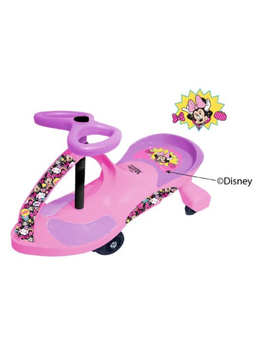 Disney Minnie Mouse Twist Car (Pink- Image 1)