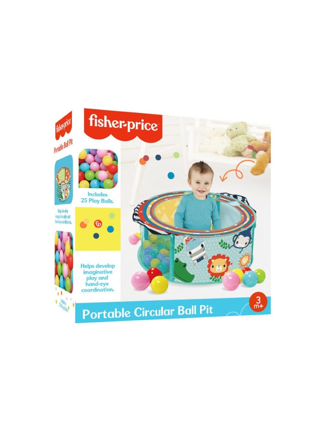 Fisher Price Portable Ball Pit with 25 Balls (No Color- Image 1)