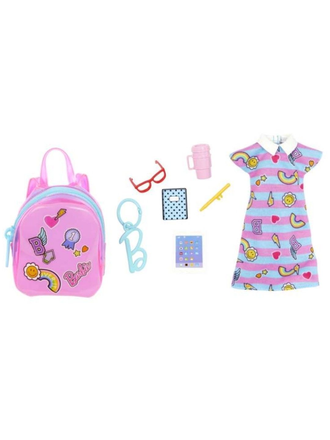 Barbie Clothes, Deluxe Bag with School and Themed Accessories (No Color- Image 1)