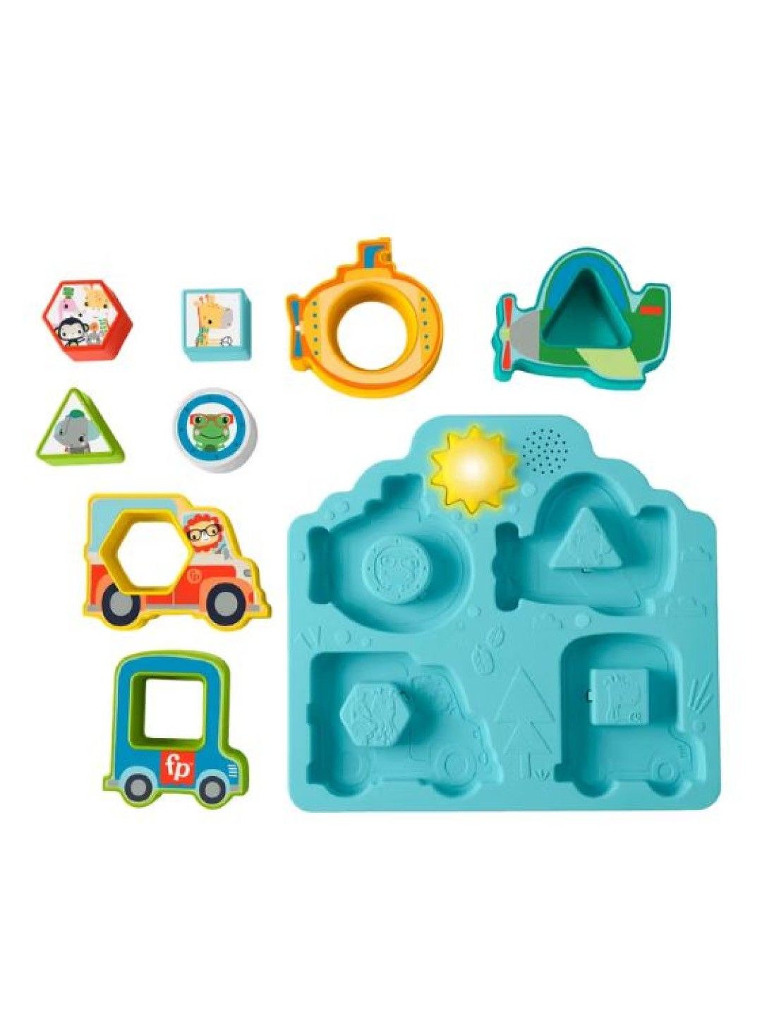 Fisher Price Shapes & Sounds Vehicle Puzzle (No Color- Image 2)