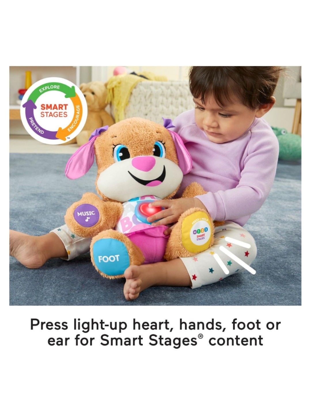 Fisher Price Laugh and learn Smart Stages Puppy Sis (No Color- Image 3)