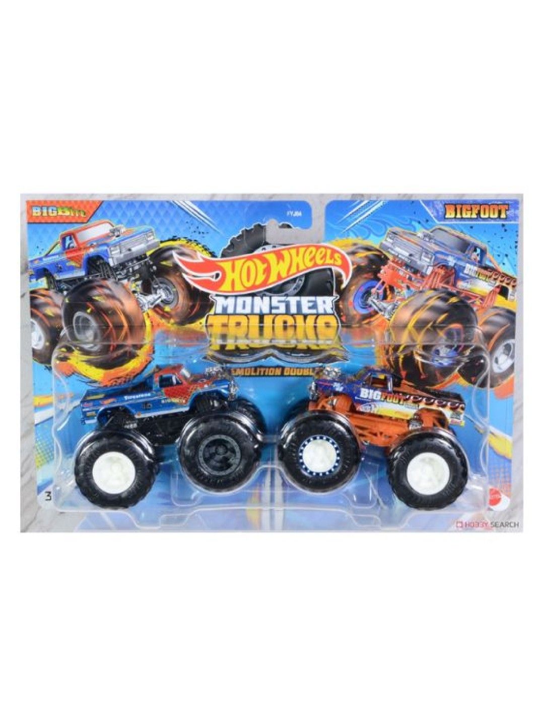 Hot Wheels Monster Trucks Demolition Doubles 1:64 Diecast - Bigfoot Mashups (No Color- Image 1)