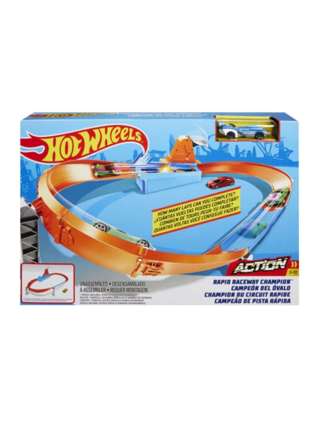 Hot Wheels Rapid Raceway Champion Playset (No Color- Image 3)
