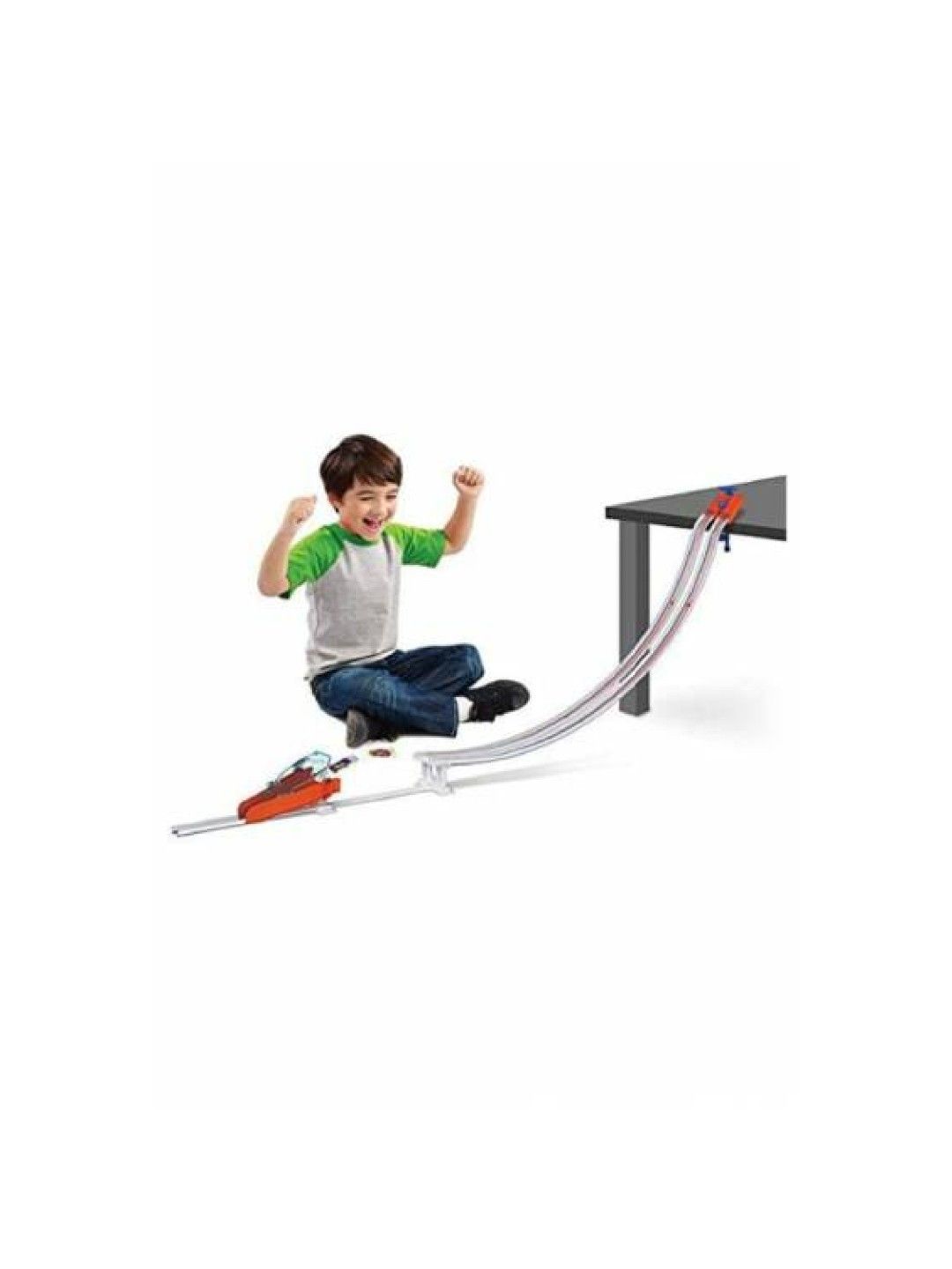 Hot Wheels 5 Drop Race Jump Track Set (No Color- Image 2)