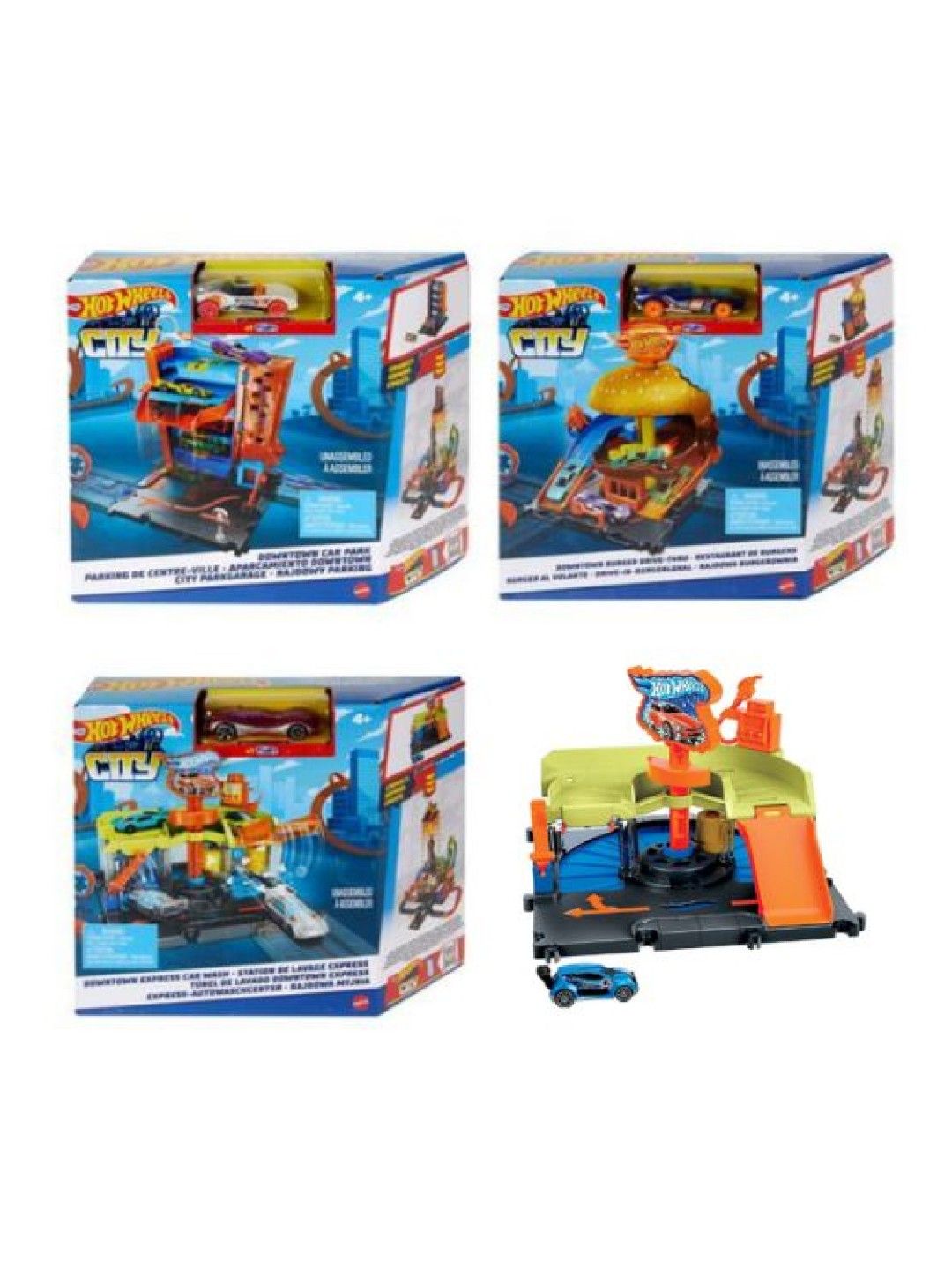 Hot Wheels City 2022 Downtown Assortment (No Color- Image 1)