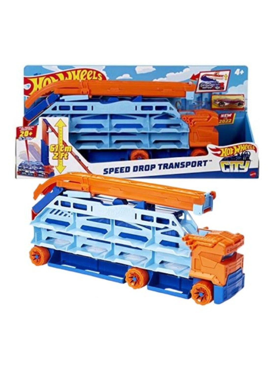 Hot Wheels Air Drop Hauler (No Color- Image 1)