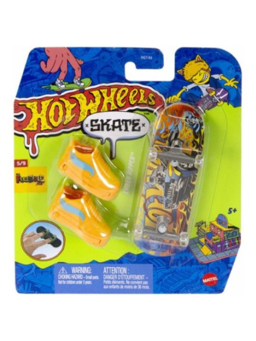 Hot Wheels Skate Finger - Ember Ripper (No Color- Image 1)