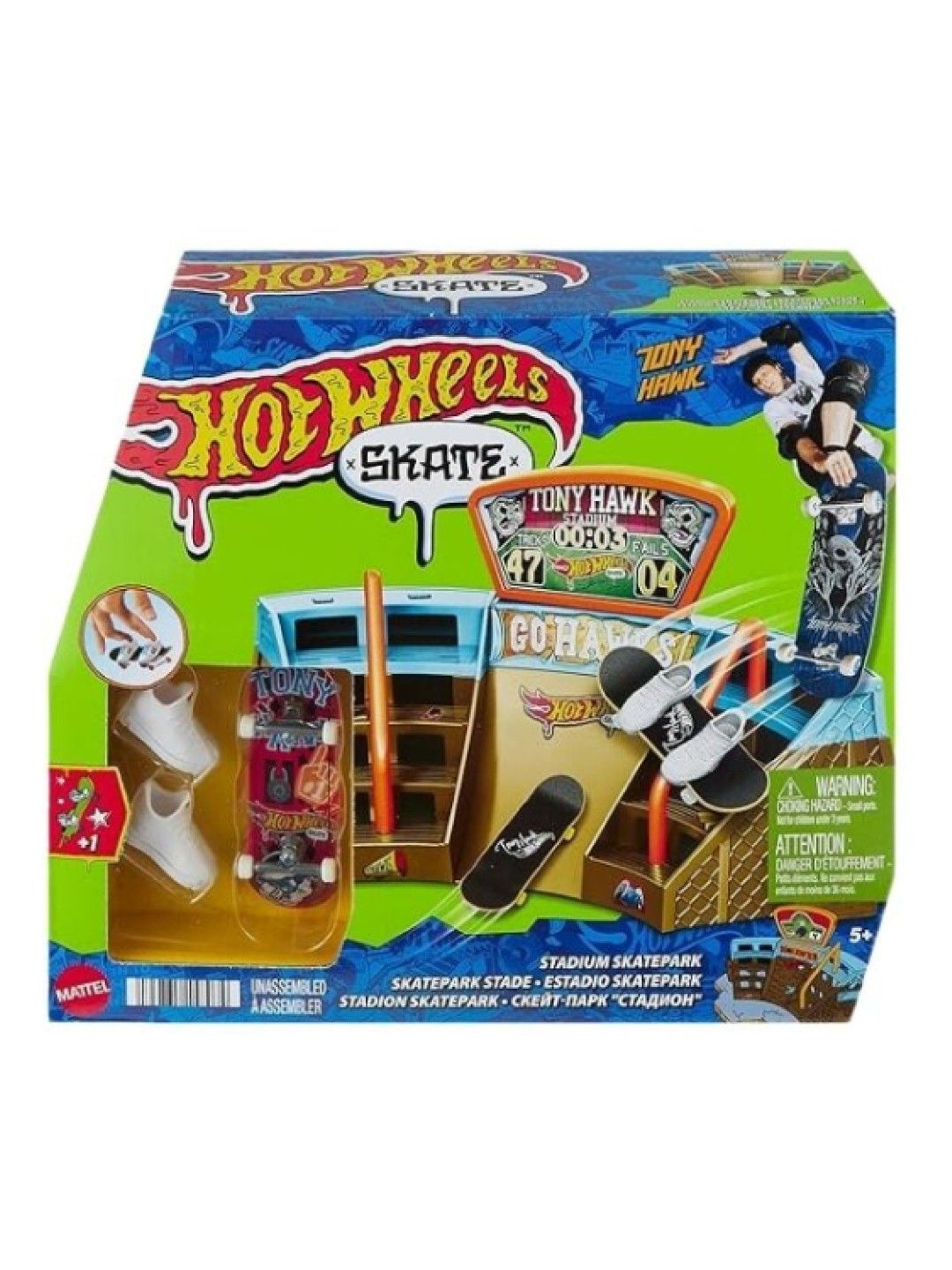 Hot Wheels Skate Stadium Playset (No Color- Image 1)