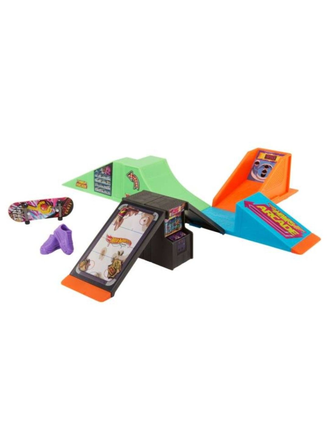 Hot Wheels Skate Arcade Skatepark Playset (No Color- Image 2)