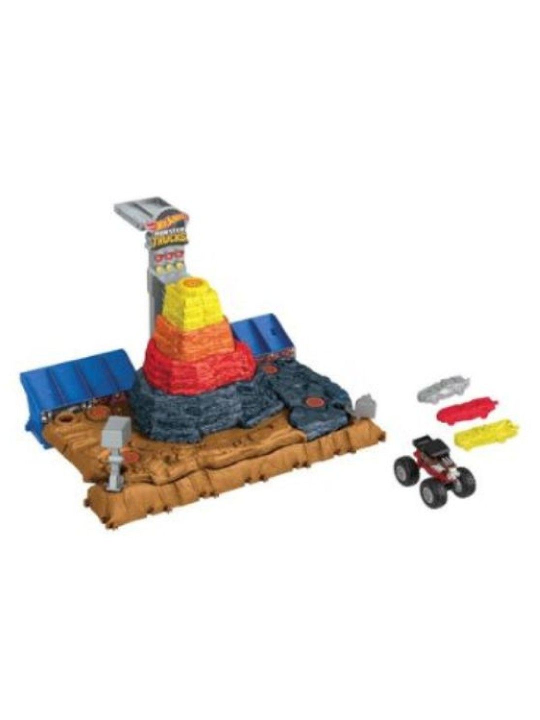 Hot Wheels Monster Trucks Playset & Toy Truck (No Color- Image 1)