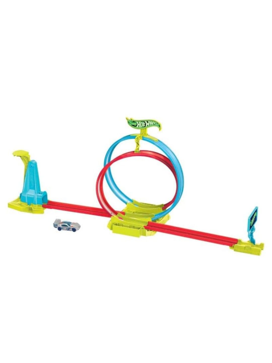 Hot Wheels Action Neon Speeders Doubletwist Laser Stunt (No Color- Image 1)