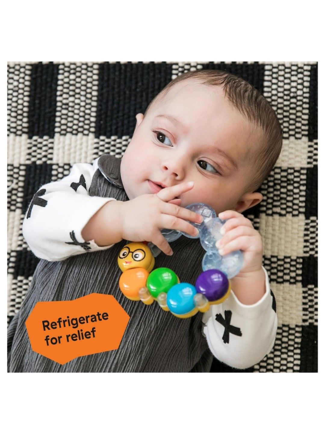 Baby Einstein Teether Pillar Rattle Toy (No Color- Image 4)