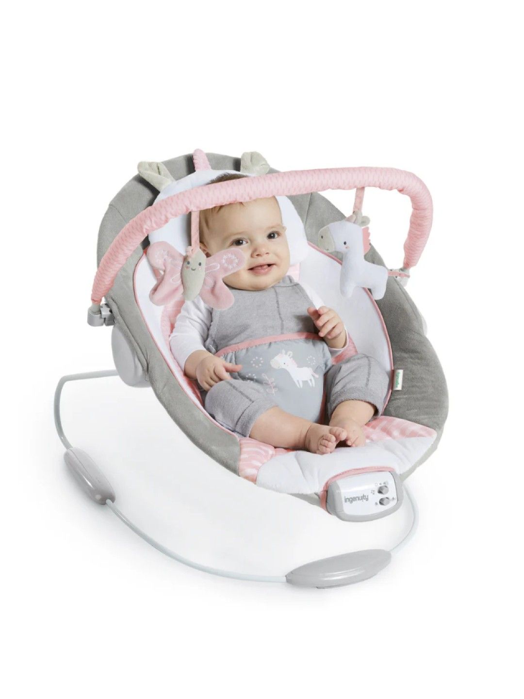Ingenuity Flora The Unicorn Cradling Bouncer (No Color- Image 4)