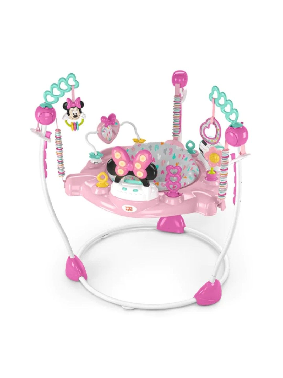 Bright Starts Disney Baby Minnie Mouse Forever Besties Activity Jumper (No Color- Image 1)
