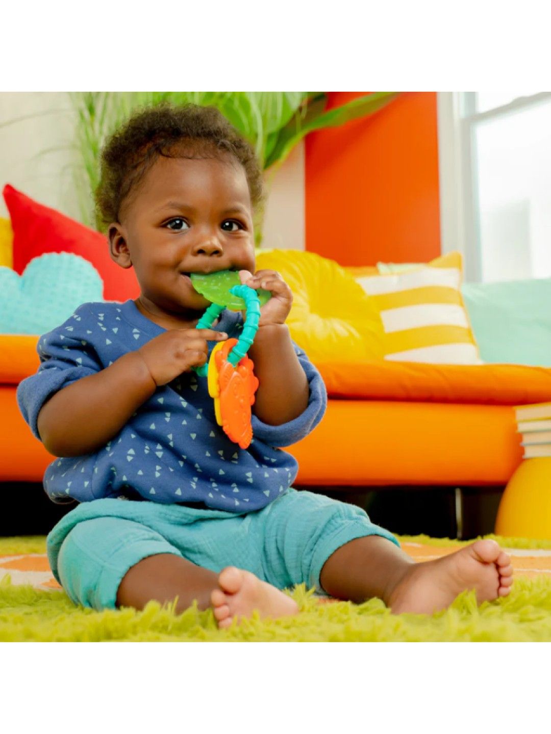 Bright Starts Tropical Chews Teething Ring (No Color- Image 3)