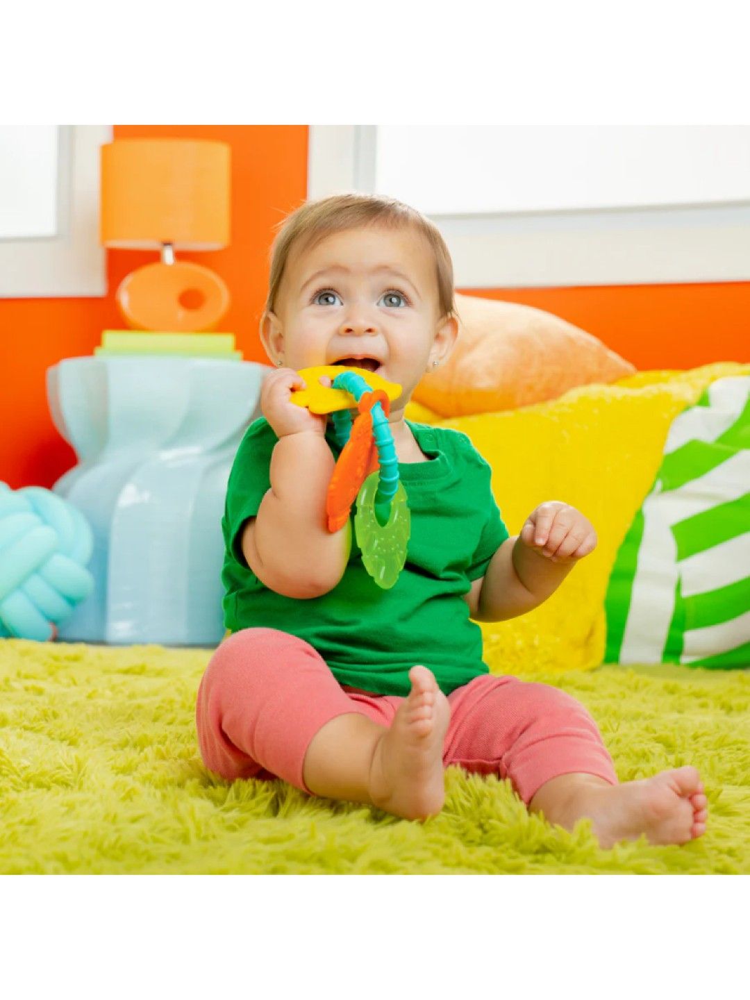 Bright Starts Tropical Chews Teething Ring (No Color- Image 4)