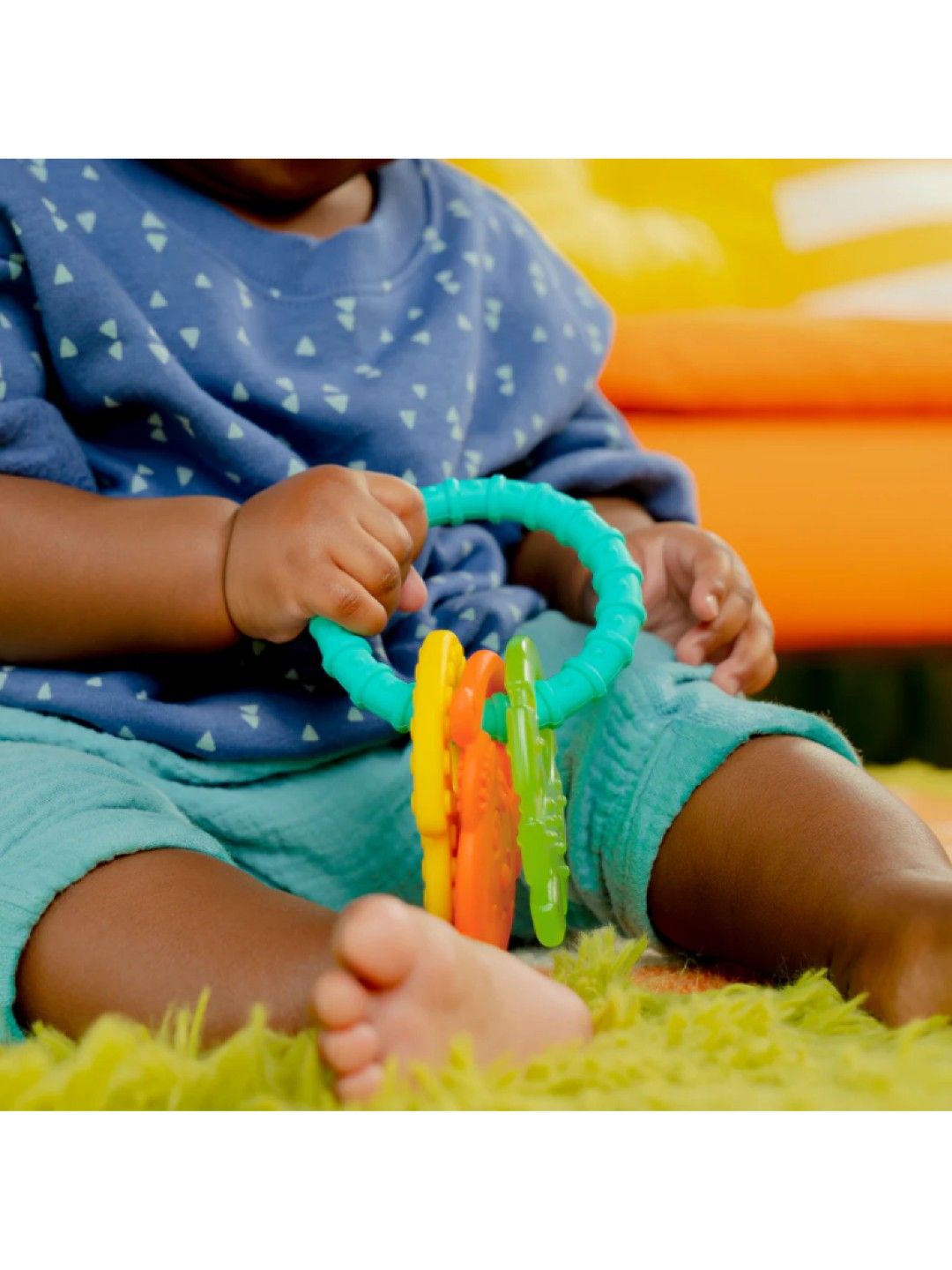 Bright Starts Tropical Chews Teething Ring (No Color- Image 2)