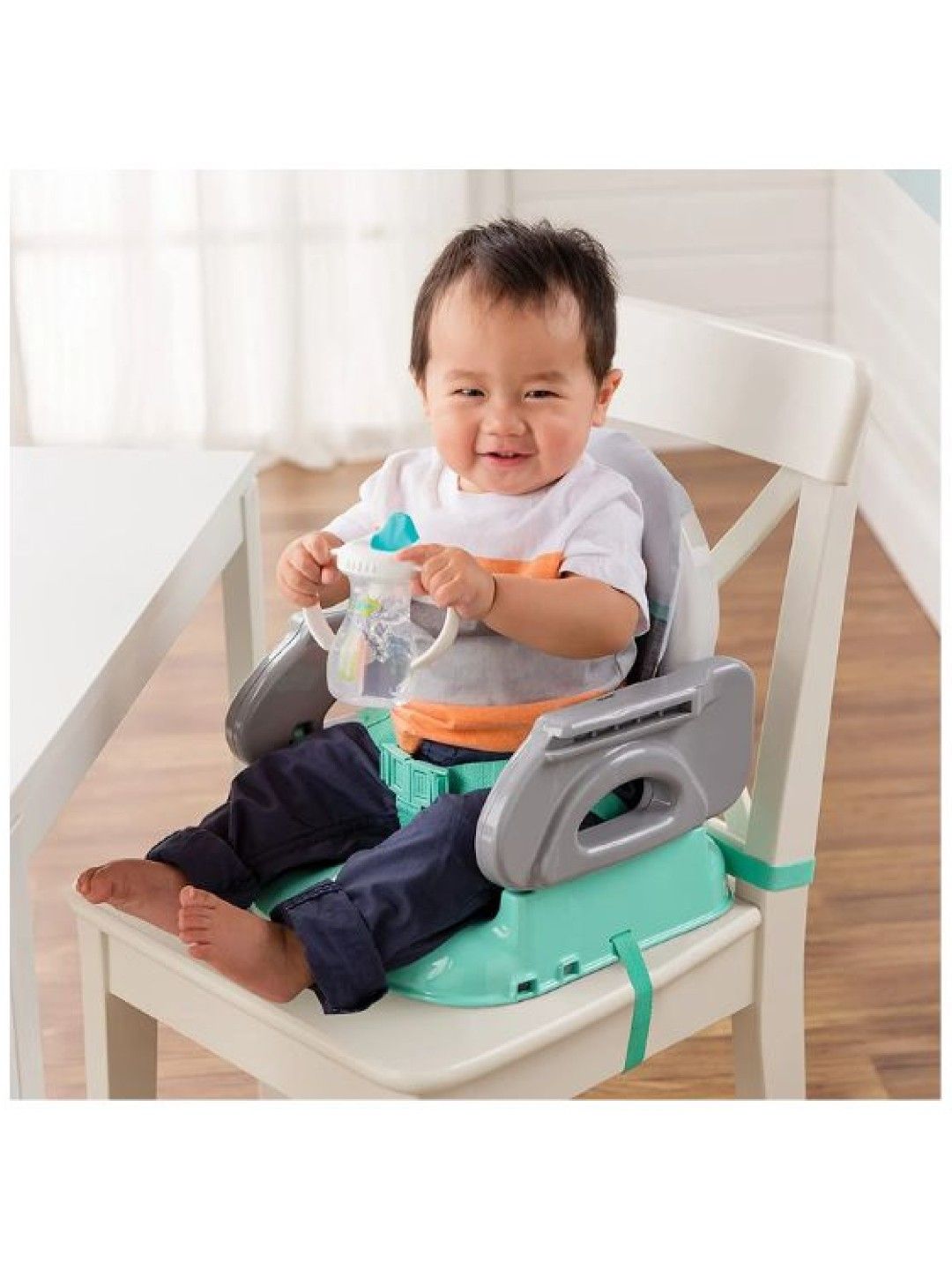 Summer Infant Deluxe Comfort Folding Booster Seat - Elephant Love (No Color- Image 4)