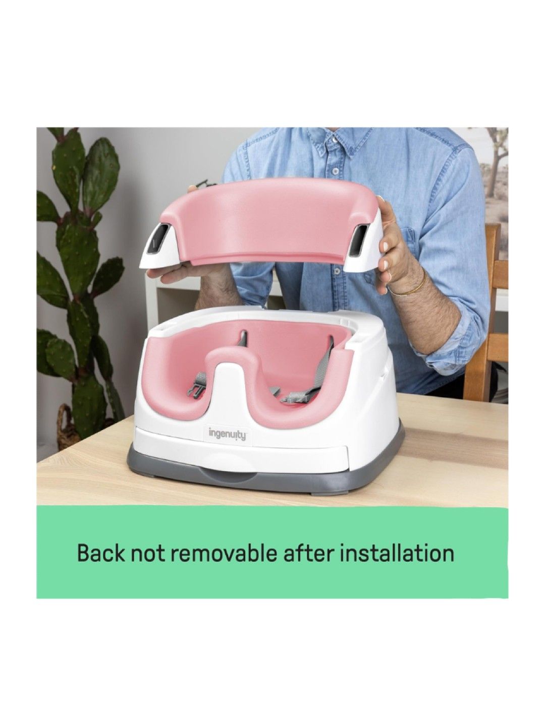 Summer Infant Baby Base 2in1 Seat: Peony (No Color- Image 3)