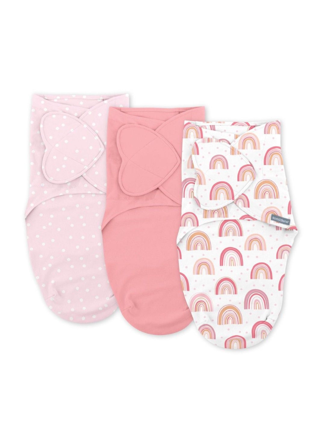 SwaddleMe Ingenuity Monogram Collection Rainbow (3-pack)