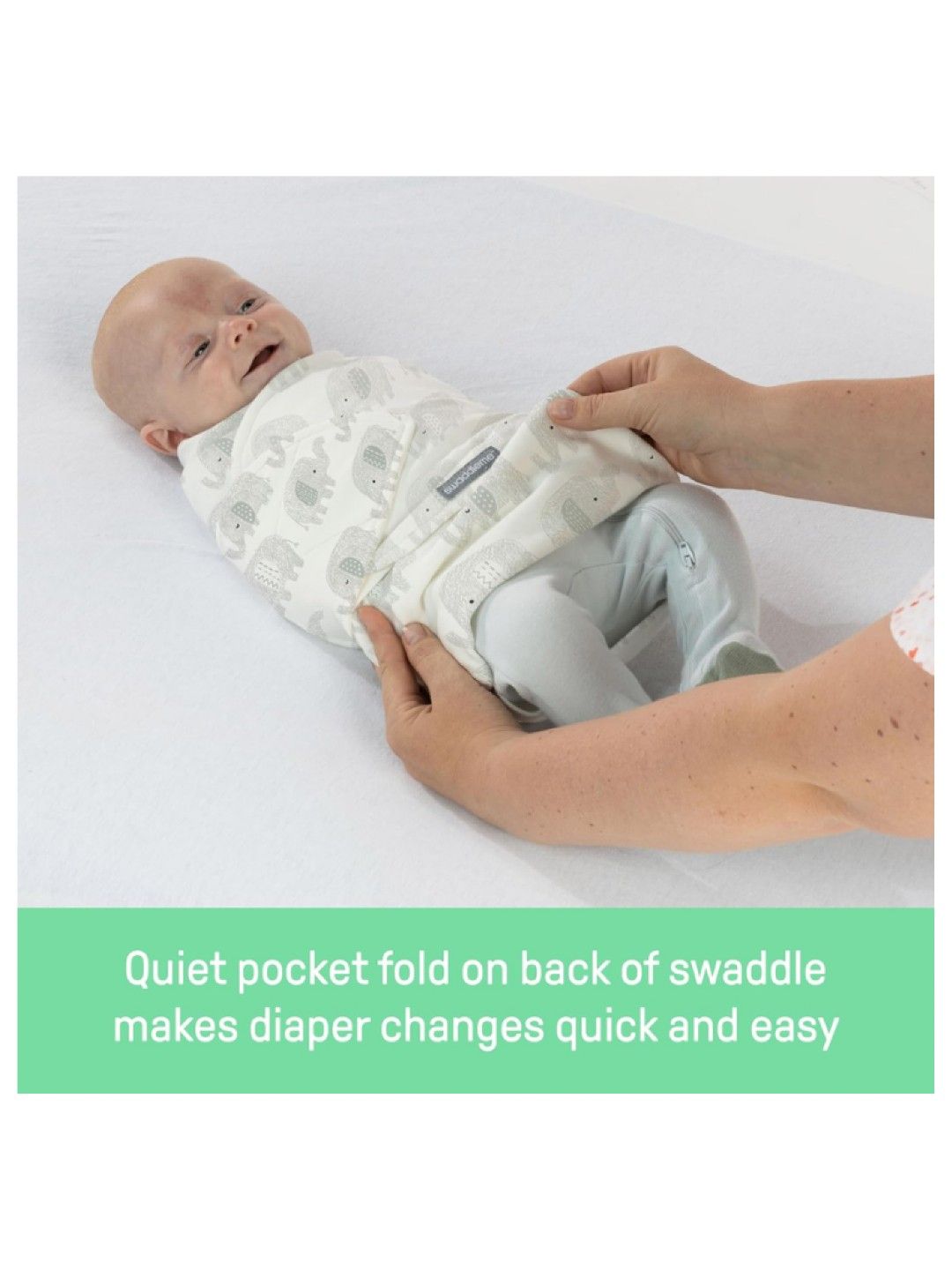 SwaddleMe Ingenuity Monogram Collection Rainbow (3-pack) (No Color- Image 2)