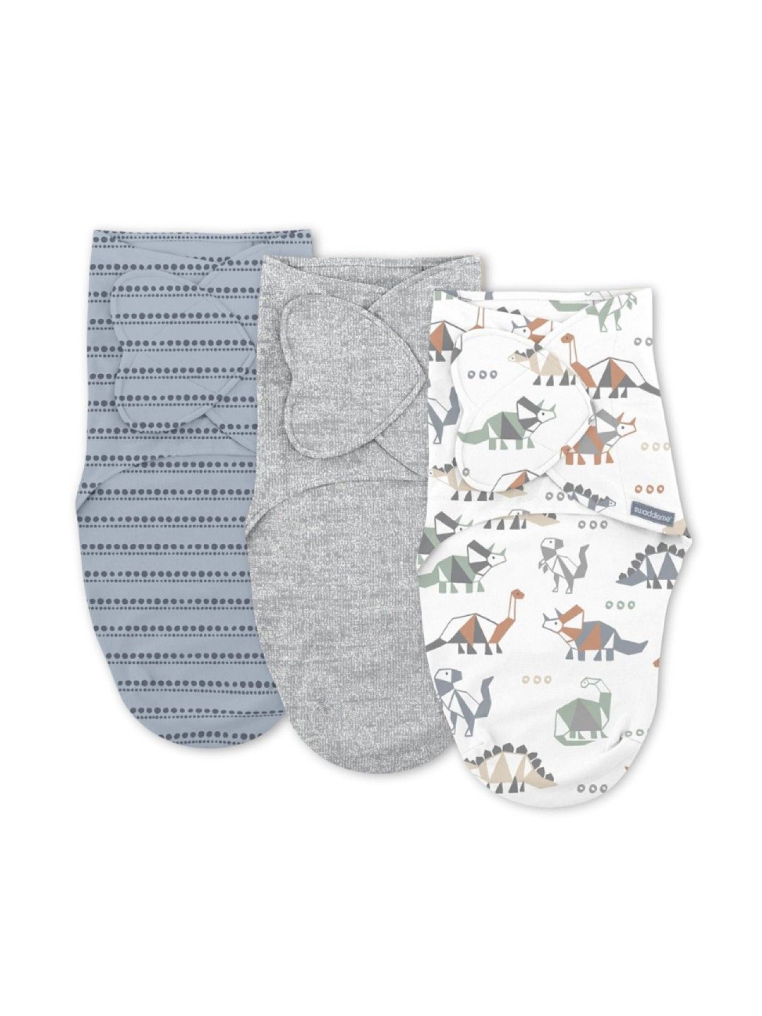 SwaddleMe Ingenuity Monogram Collection Dino Mite (3-pack)