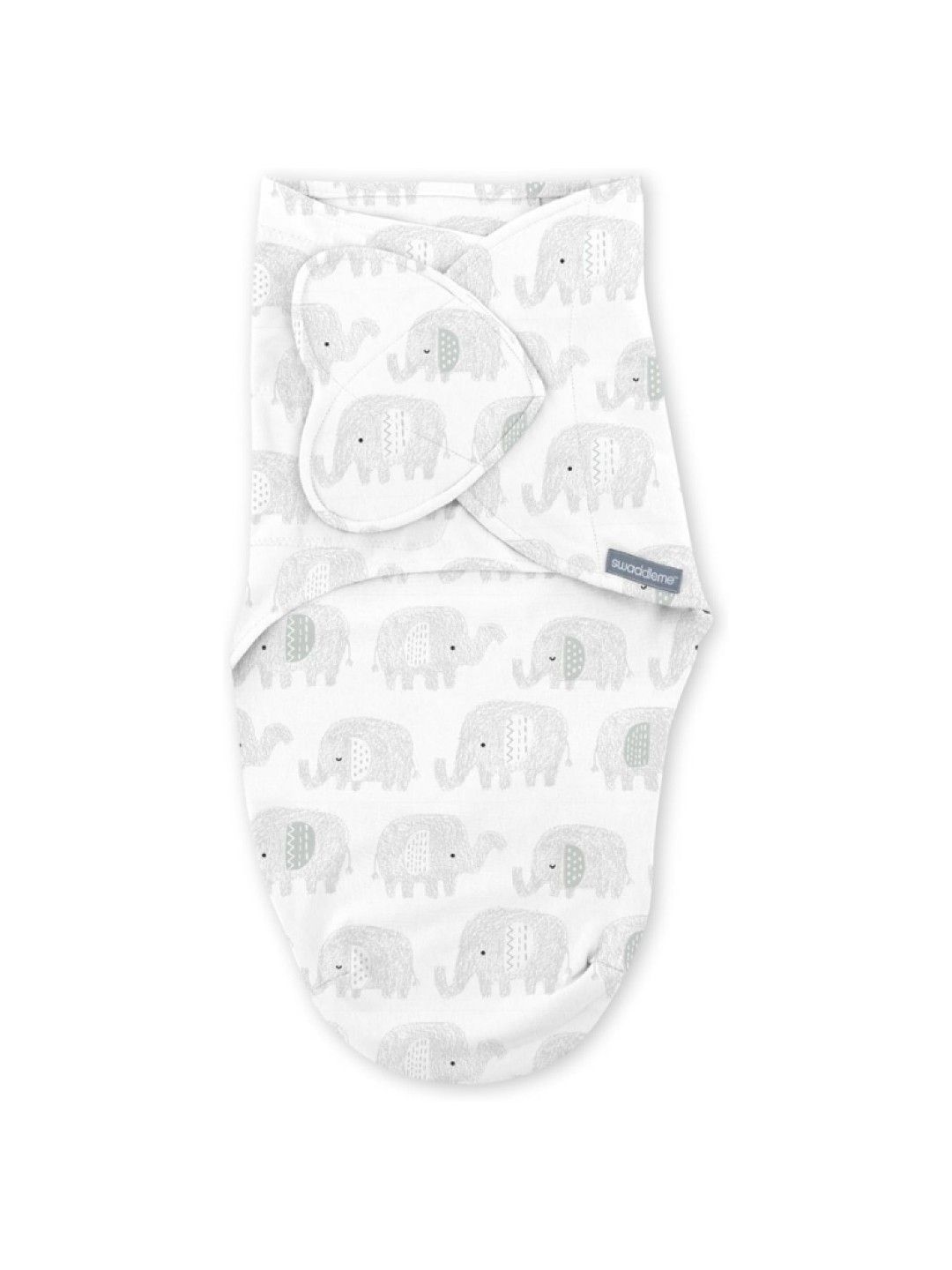 SwaddleMe Monogram Scribble Elephant (No Color- Image 1)