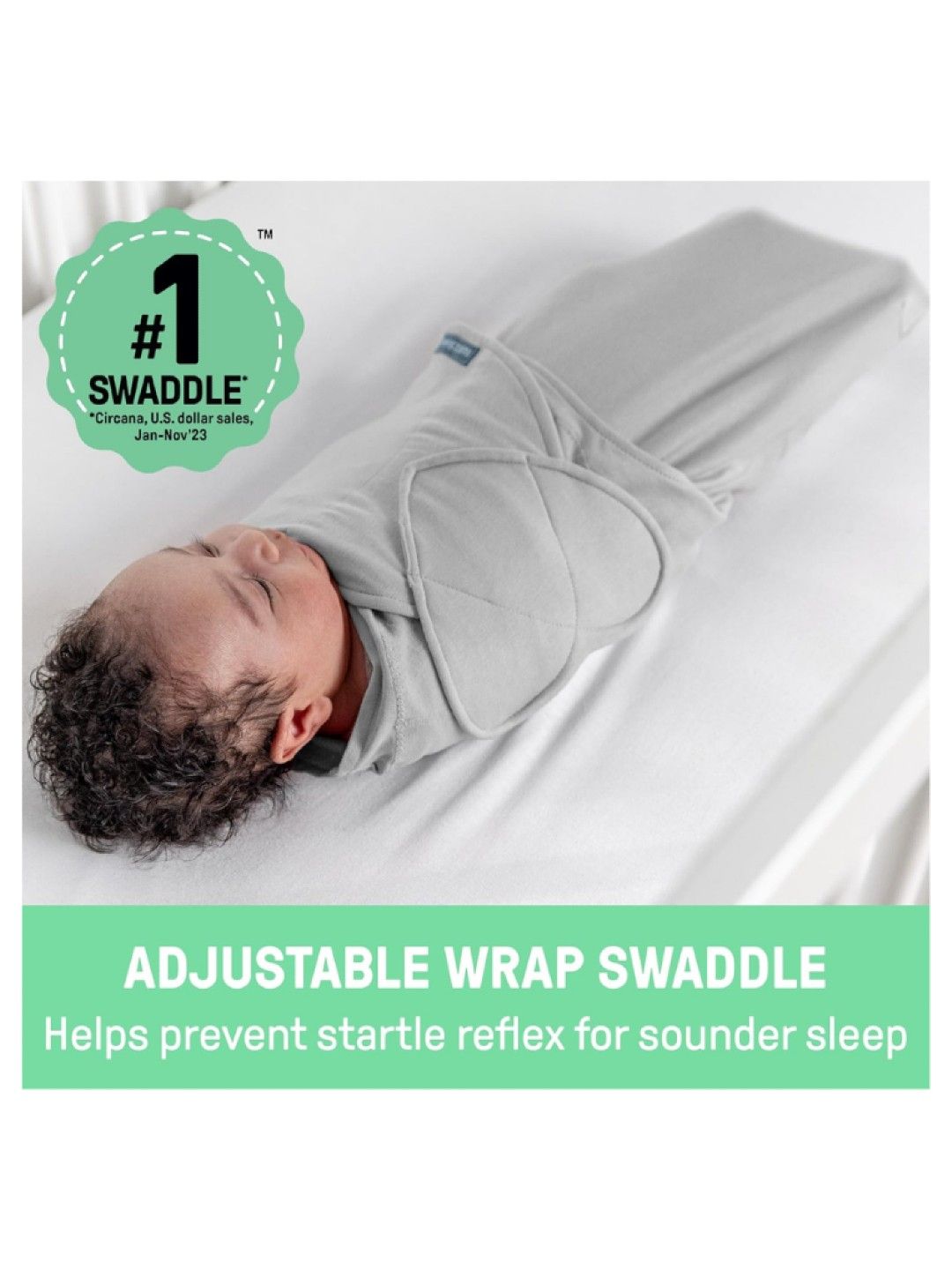 SwaddleMe Monogram Scribble Star Dot (No Color- Image 2)