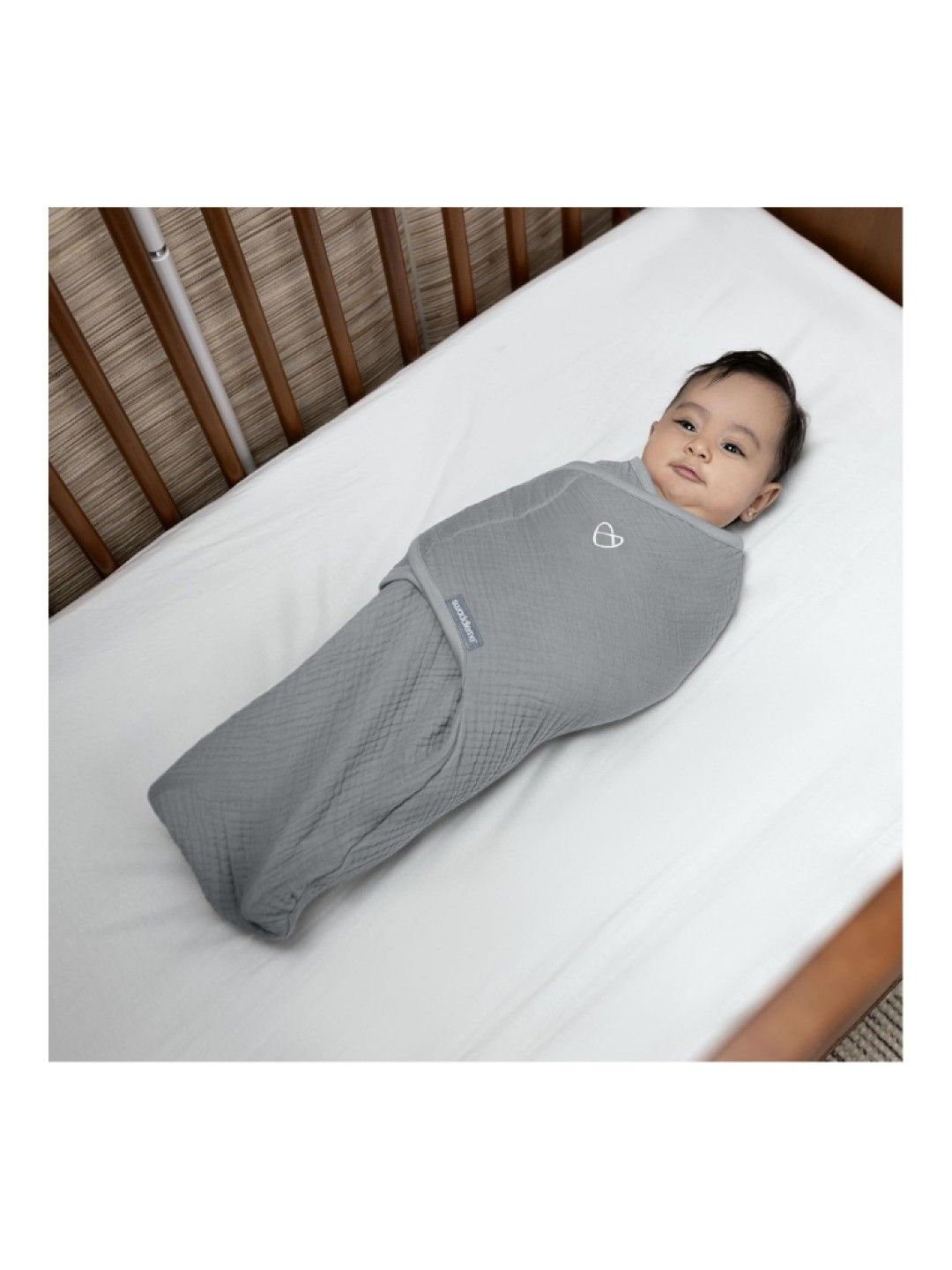SwaddleMe Original Swaddle Muslin - Granite (No Color- Image 4)