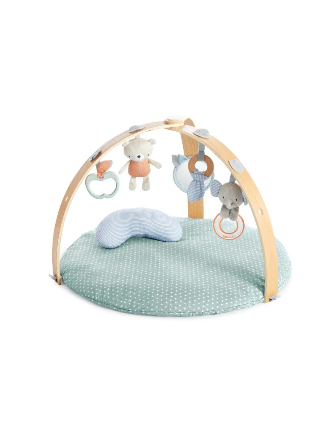 Ingenuity Cozy Spot Reversible Duvet Activity Gym - Elephant March